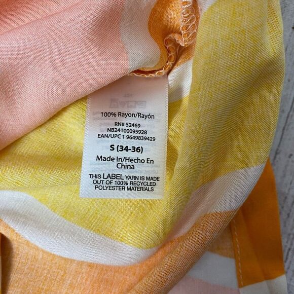 No boundaries brand new button down multicolor short sleeve blouse - Picture 6 of 10